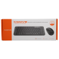 Set Clavier et Souris sans Fil XSSIVE XSS-KMSET3 - AZERTY - Noir Set Clavier et Souris sans Fil XSSIVE XSS-KMSET3 - AZERTY - Noir